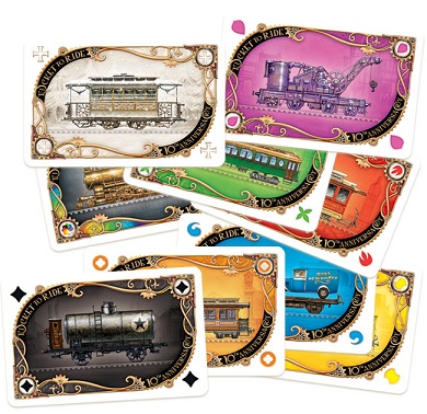 Ticket to Ride Anniversary Treinkaarten