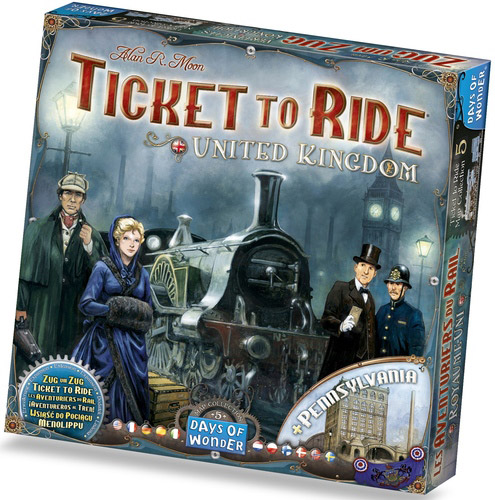 Ticket to Ride Map expansion 5 United Kingdom