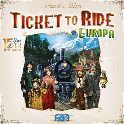 Ticket to Ride Europe 15th Anniversary speldoos