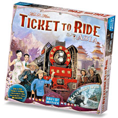 Ticket to Ride Map Asia